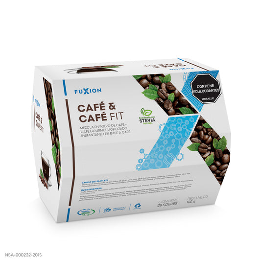 CAFÉ & CAFÉ FIT Caja 28 x 5 gr