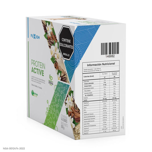 PROTEIN ACTIVE - VAINILLA Y CANELA Caja 14 x 25gr