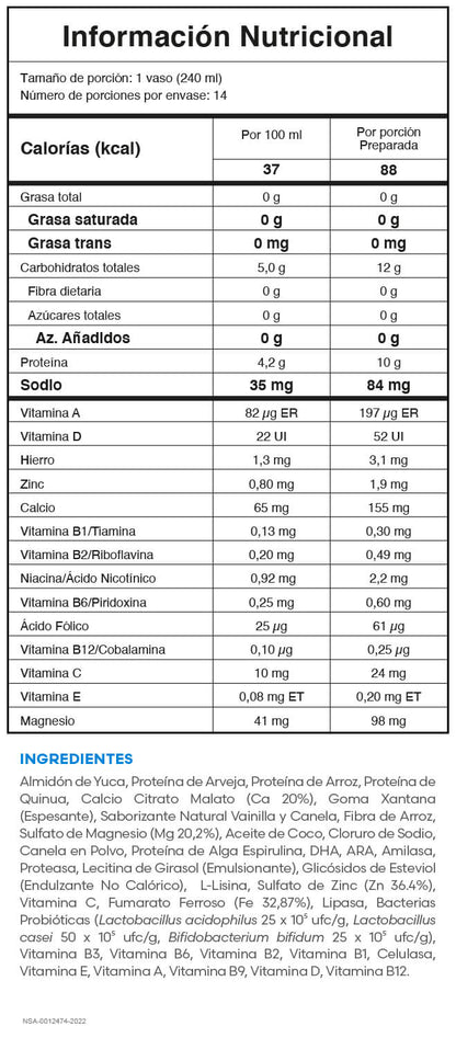 PROTEIN ACTIVE - VAINILLA Y CANELA Caja 14 x 25gr